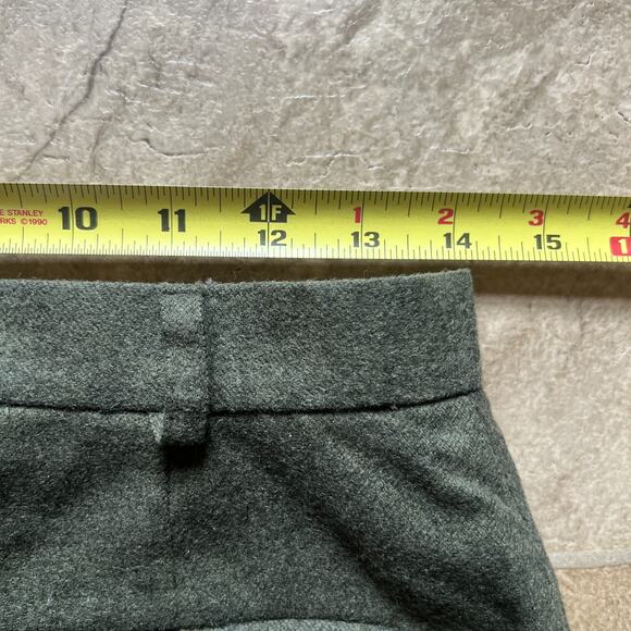 Vtg Lauren Ralph Lauren Wool Blend Pants 8 Green Formal Career Classic Old Money - Picture 4 of 6